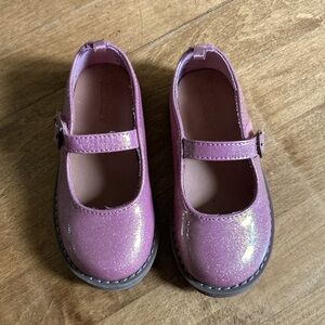 Old Navy Kids Pink Sparkle Mary Jane Shoes